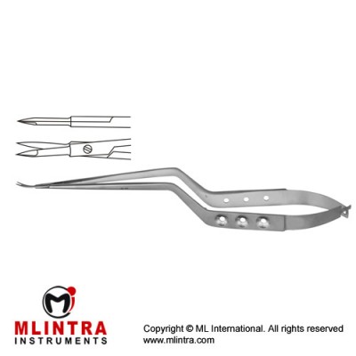 Micro Scissor Straight - Bayonet Shaped Stainless Steel, 23 cm - 9" Micro Scissor Straight - Bayonet Shaped Stainless Steel, 23 cm - 9"